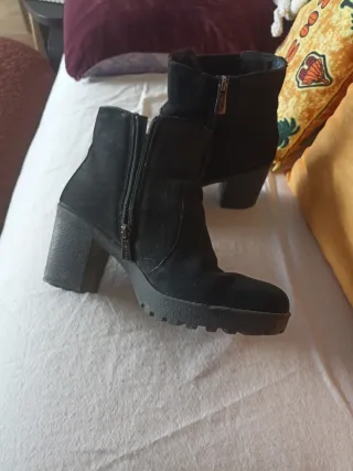 Botines italianos de piel negros