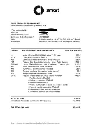 Smart BRABUS fortwo Coupe 90CV