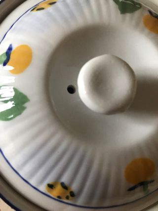 2 Cocotte con tappo decorato