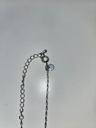 Colgante aguamarina con cadena