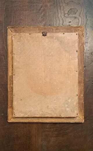 Cuadro Religioso Antiguo 3D Cristo Crucificado