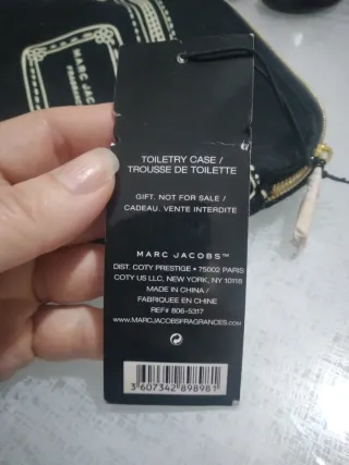 Porta trucco Marc Jacobs nero nuovo