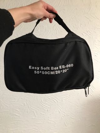 Softbox plegable flash de mano 50cm
