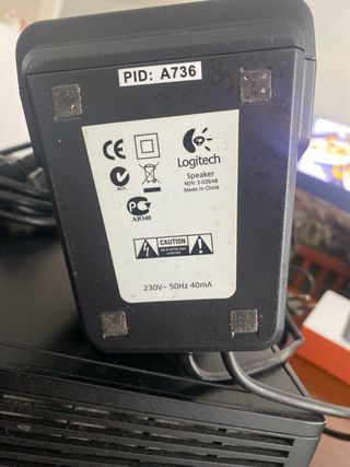 Altavoces Logitech Negro