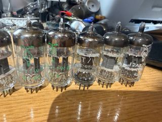 Lote 9 Válvulas 12AT7 WA RT ECC81 ECC801s