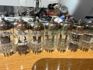 Lote 9 Válvulas 12AT7 WA RT ECC81 ECC801s