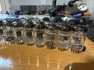 Lote 9 Válvulas 12AT7 WA RT ECC81 ECC801s