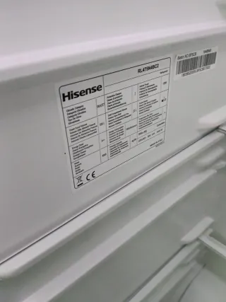 Nevera Hisense Inox Vertical