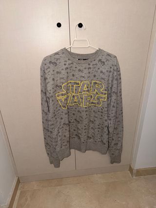 Sudadera Star Wars Gris y Amarillo