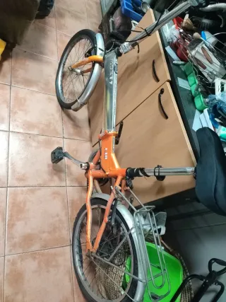 Bicicleta Plegable Monty Naranja