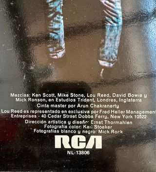 Vinilo Lou Reed - Transformer