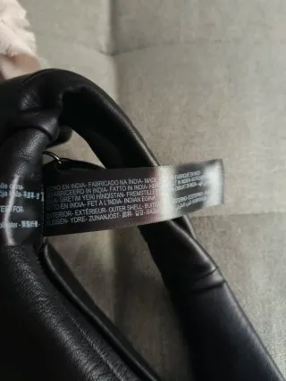 Bolso de mano Massimo Dutti negro