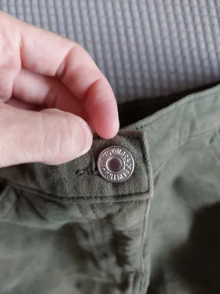 Falda vaquera niña verde