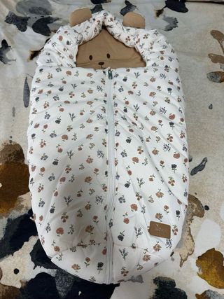 Saco Carro Bebé Mayoral Floral Oso