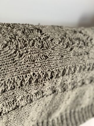 Manta de sofá tejida NATURA