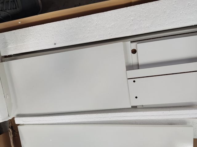 ARKITMOBEL Armario Columna Baño Grande Blanca