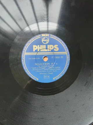 Lote 4 discos de vinilo gramófono