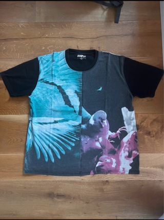 Maglia Staple con stampa piccioni