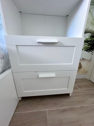 Librería Brimnes Ikea Blanca