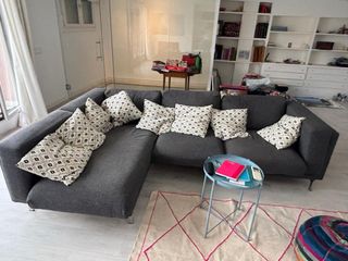 Sofá modular gris