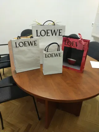 Bolsa Loewe Blanca