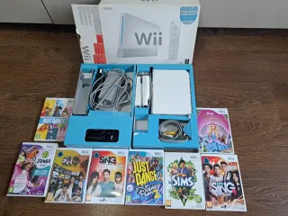 Nintendo Wii con juegos y accesorios