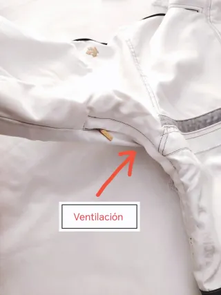 Chaqueta esquí Descente blanca