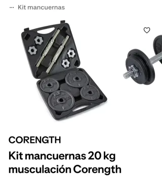 Kit Mancuernas 20 kg Corength