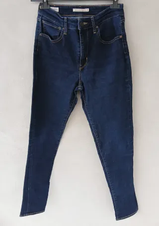Jeans donna Levi's 721, tg W30 IT 44, blu, vintage
