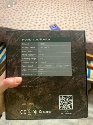 Cámara Fototrampeo Camuflaje