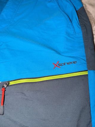 X-Bionic Pantalones Cortos Azules y Grises