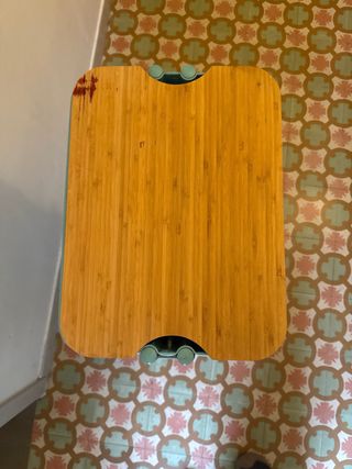 Carro auxiliar Ikea y madera