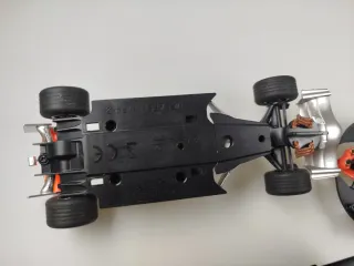 Coches Scalextric desguace, lo han dado todo