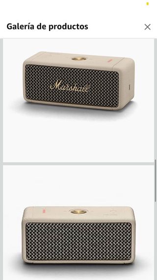 Altavoz Marshall Emberton II Bluetooth Beige/Negro