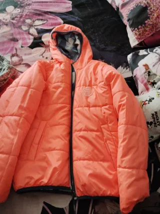 Cazadora reversible multicolor