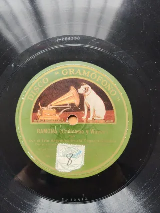 Lote 2 Discos Gramófono La Voz de Su Amo