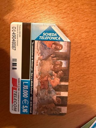 Lotto schede telefoniche bassa tiratura