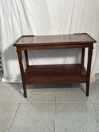 Mesa escritorio madera vintage.