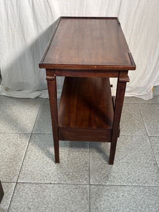Mesa escritorio madera vintage.