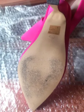 Zapatos de tacón rosa