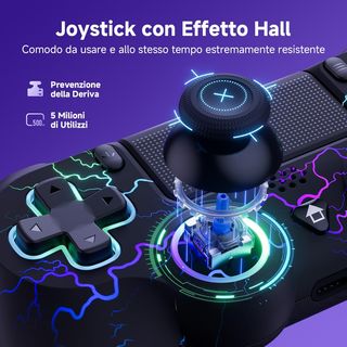 Controller Joystick PS4 compatibile Bluetooth Type