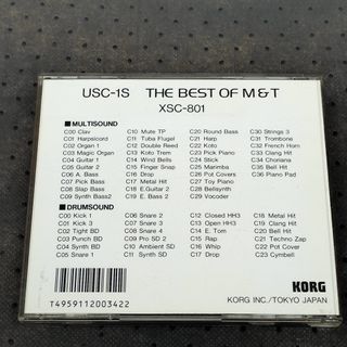 Korg 03R/W, Tarjeta USC-1S: Best of M&T