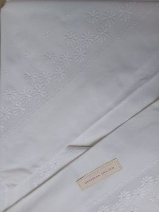 Lenzuolo matrimoniale prima notte ricamato