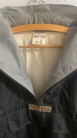 Chaqueta Cortavientos Vintage Marcel Clair Bicolor