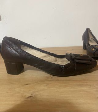 Scarpe Prada in pelle con Fibbia