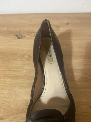 Scarpe Prada in pelle con Fibbia