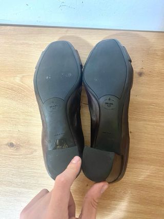 Scarpe Prada in pelle con Fibbia