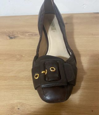 Scarpe Prada in pelle con Fibbia