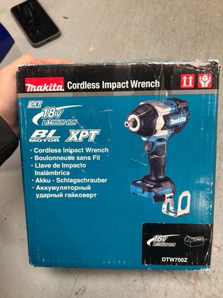 Makita DTW700Z - Chave de Impacto BL 18V LXT