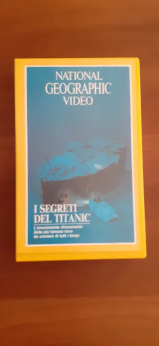 VHS National Geographic I Segreti del Titanic